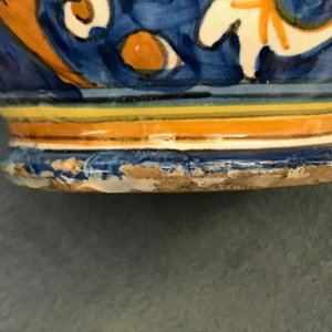 An Italian maiolica wet drug jar, prob. Montelupo, 17th C. — 照片 12