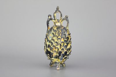 An Italian pine-cone-shaped jug, 17/18th C.
