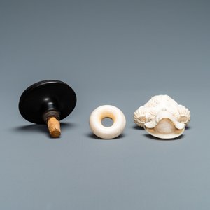 An ivory bust of Napoleon, France, 19th C. — 照片 6