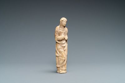 An ivory figure of a Madonna, 2nd half 16th C.