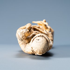 An ivory figure of a Madonna with child, probably France, 15/16th C. — 照片 6