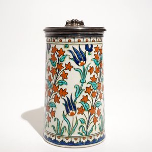 An Iznik-style silver-mounted jug, Samson workshop, Paris, France, 19th C. — 照片 5