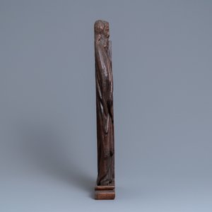An oak figure of Saint Andrew, 15th C. — 照片 3