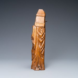 An oak figure of Saint Barbara, ca. 1500 — 照片 3