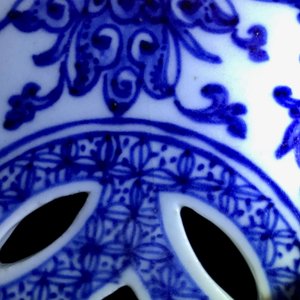 乾隆       青花瓷莲花滚筒凳 — 照片 9