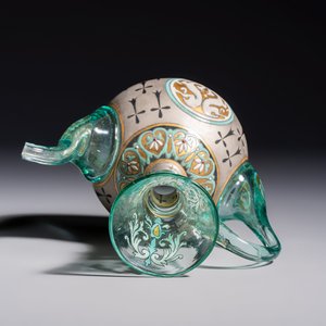 An Orientalist enamelled glass ewer, probably France, 19th C. — photo 6