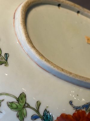 An oval Chinese famille rose 'Madame de Pompadour' dish, Qianlong, ca. 1745 — foto 10