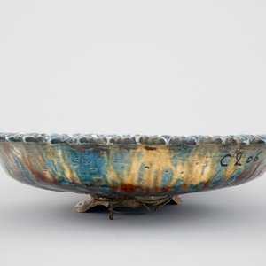 An oval Palissy style dish with the baptism of Christ, 17th C. — 照片 5