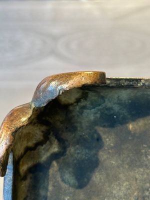 An unusual and large Chinese bronze vase, Ming — 照片 19