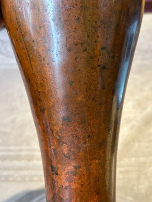 An unusual and large Chinese bronze vase, Ming — 照片 10