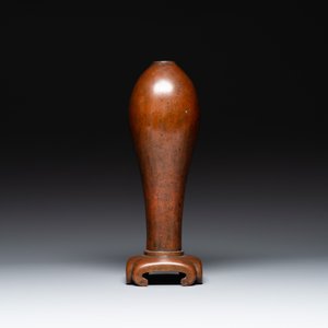 An unusual and large Chinese bronze vase, Ming — 照片 3