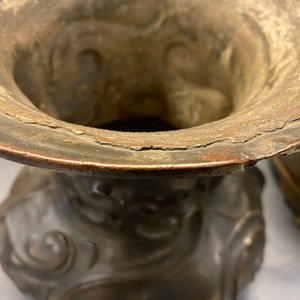 An unusual Chinese zoomorphic bronze vase, 'Zun', Kangxi — 照片 14