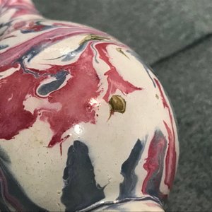 An unusual small Chinese faux-marbre-glazed vase, 18th C. — photo 8