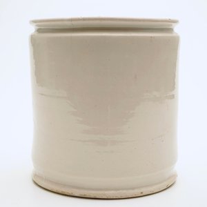 An unusually large white Dutch Delft albarello, 18th C. — 照片 3