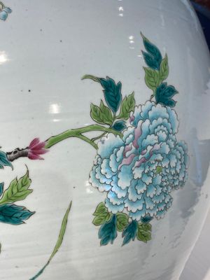 Aquarium en porcelaine de Chine famille rose à décor de grues, 19ème — photo 10