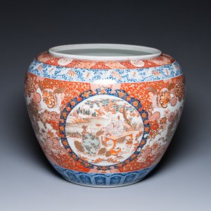 Aquarium en porcelaine Imari de Japon, Meiji, 19ème — photo 1