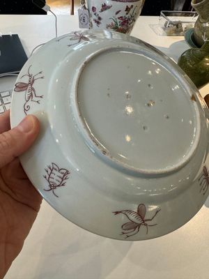 Assiette en porcelaine Imari du Japon à décor des 'Dames au parasol' d'après Cornelis Pronk, Edo, 18ème — photo 7