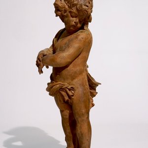 Attr. to Lodewyck Willemsens (Antwerp, 1630-1702), a large terracotta model of a putto — 照片 1