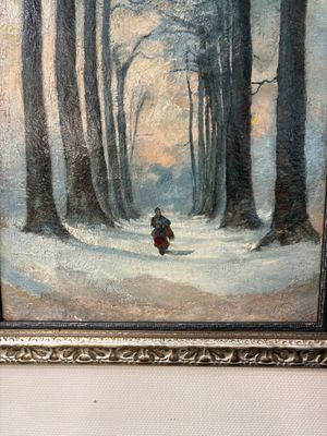 Attributed to Sadji or Sha Qi (Sha Yinnian 1914-2005): 'De Jing Wu Er Dao 德經無二道', oil on canvas, 20th C. — foto 12