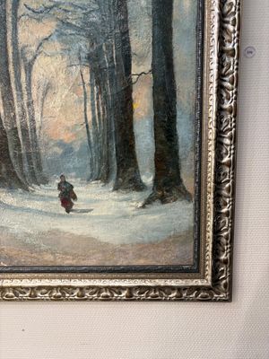 Attributed to Sadji or Sha Qi (Sha Yinnian 1914-2005): 'De Jing Wu Er Dao 德經無二道', oil on canvas, 20th C. — foto 13