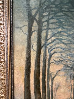 Attributed to Sadji or Sha Qi (Sha Yinnian 1914-2005): 'De Jing Wu Er Dao 德經無二道', oil on canvas, 20th C. — foto 5