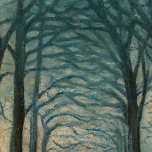 Attributed to Sadji or Sha Qi (Sha Yinnian 1914-2005): 'De Jing Wu Er Dao 德經無二道', oil on canvas, 20th C. — foto 2