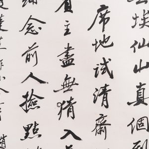 Attributed to Zhao Puchu 趙樸初 (1907-2000): 'Calligraphy', ink on paper, dated 1983 — 照片 5