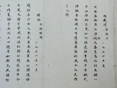 Ba Jin 巴金 (1904-2005): 'Calligraphy', ink on paper — foto 20