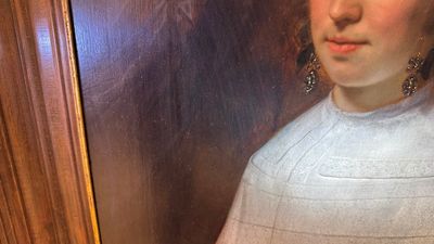 Bartholomeus van der Helst (1613-1670): 'Portrait of a Young Lady', oil on panel, signed and dated 1659 — photo 11