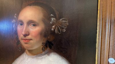 Bartholomeus van der Helst (1613-1670): 'Portrait of a Young Lady', oil on panel, signed and dated 1659 — photo 15