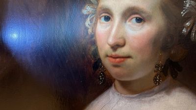 Bartholomeus van der Helst (1613-1670): 'Portrait of a Young Lady', oil on panel, signed and dated 1659 — photo 5