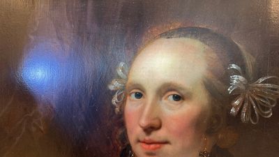 Bartholomeus van der Helst (1613-1670): 'Portrait of a Young Lady', oil on panel, signed and dated 1659 — photo 6