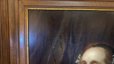 Bartholomeus van der Helst (1613-1670): 'Portrait of a Young Lady', oil on panel, signed and dated 1659 — photo 9