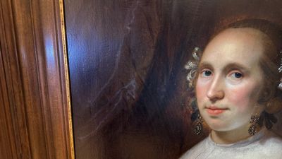 Bartholomeus van der Helst (1613-1670): 'Portrait of a Young Lady', oil on panel, signed and dated 1659 — photo 10