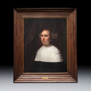 Bartholomeus van der Helst (1613-1670): 'Portrait of a Young Lady', oil on panel, signed and dated 1659 — photo 1