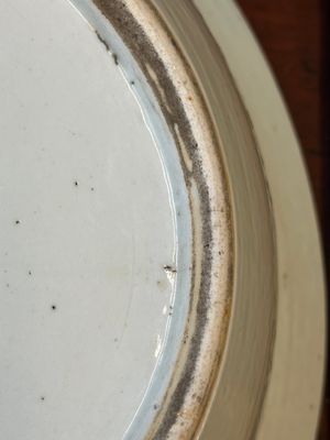 Bassin en porcelaine de Chine famille rose de Canton à décor de 'Qi Lin Song Zi 麒麟送子', 19ème — photo 8
