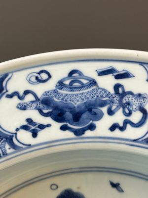 Bassine en porcelaine de Chine bleu et blanc à décor 'Xi Xiang Ji', Yongzheng — photo 5