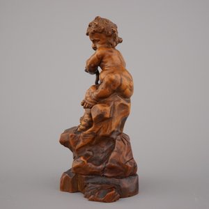 Beeld in buxushout van Hercules met een slang, ca 1620 — foto 7