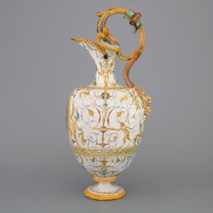 Belangrijke heraldische majolica kan uit Urbino, atelier Fontana, ca 1560 — foto 3