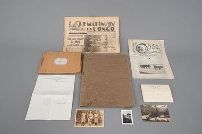 Belgian Congo: black and white photos, a travel report, journals, ... 19/20th C.