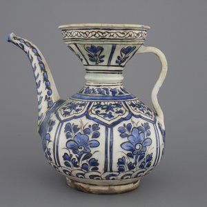 Blauw en witte kan in Chinese Ming stijl, Iran, Safavid, 17e eeuw — foto 1