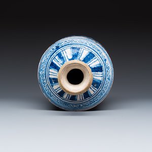 Blauwe pot, antwerps maiolica — foto 5