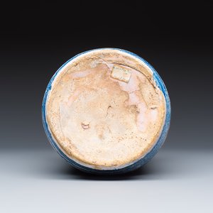 Blauwe pot, antwerps maiolica — foto 6