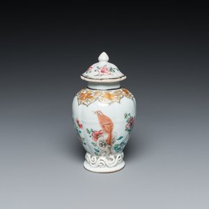 Boîte à thé en porcelaine de Chine famille rose, Yongzheng — photo 1
