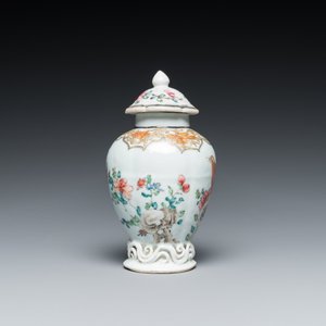 Boîte à thé en porcelaine de Chine famille rose, Yongzheng — photo 3