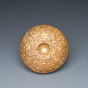 Bol de hammam ottoman ou 'tâs' en cuivre doré ou 'tombak', la Turquie, 18/19ème — photo 2