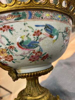 Bol en porcelaine de Chine famille rose à monture en bronze doré, Yongzheng — photo 13
