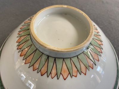 Bol en porcelaine de Chine famille verte à décor de pies et de prunus, Kangxi — photo 3