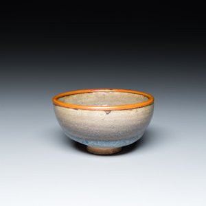 Bol en porcelaine de Chine junyao à monture en cuivre, Song — photo 2