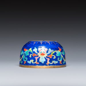Bol sur réchaud en émaux de Pékin aux caractères Shou, Chine, Qianlong — photo 5